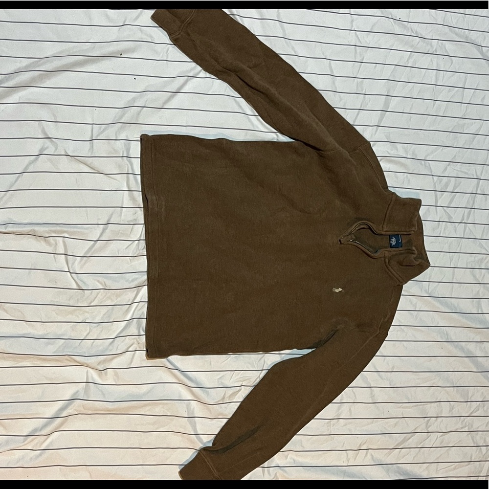 Brown 1/4 zip